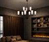 BREVAN 9 LIGHT MATTE BLACK PENDANT